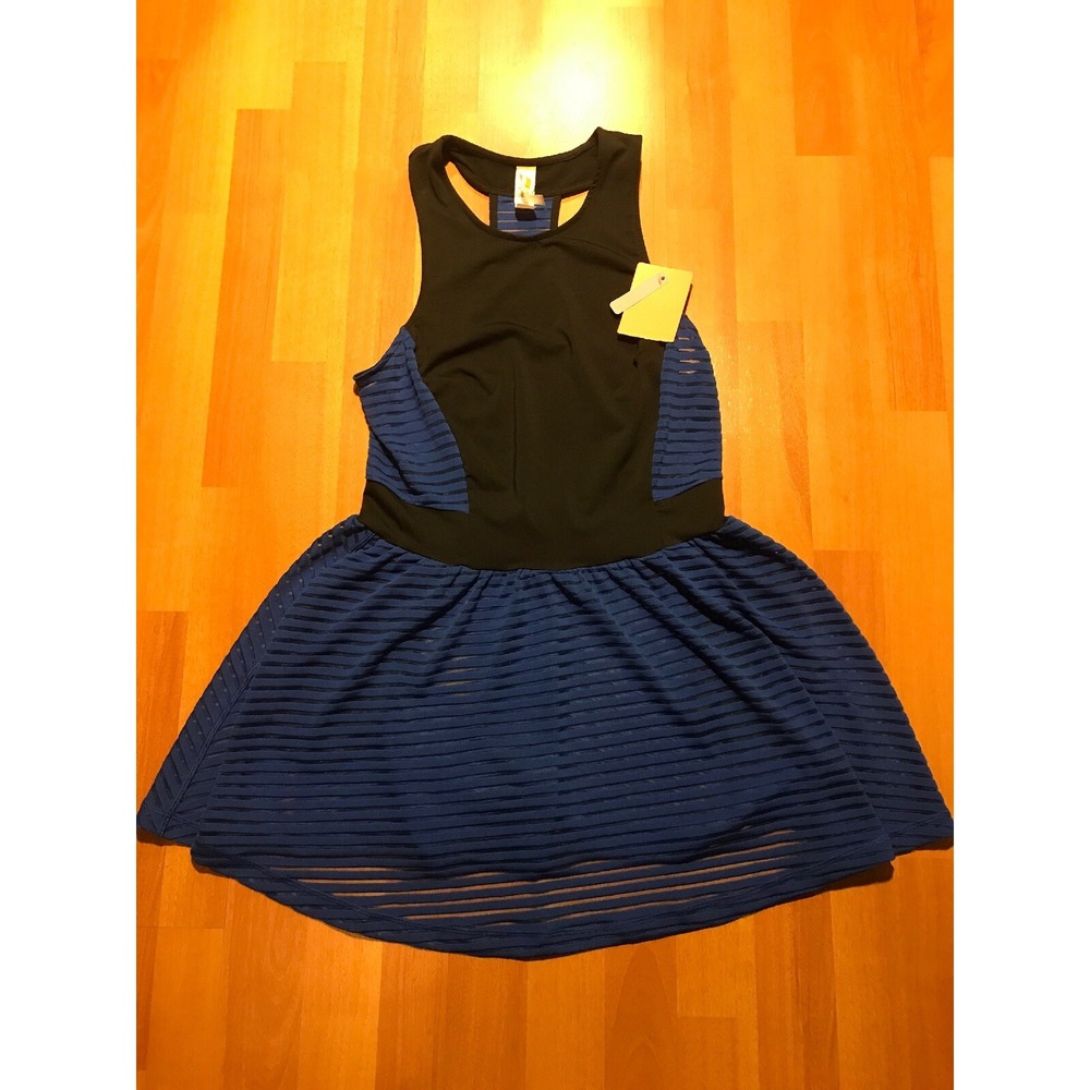 Lucy Activewear Racerback Dress Women's Size Small S Mesh See Through Design
